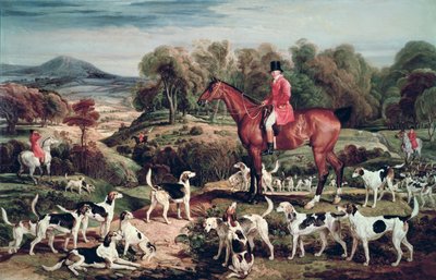 Ralph Lambton et ses chiens - James Ward