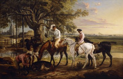 Sir Charles Blunt à la mort du sanglier, 1816 - James Ward