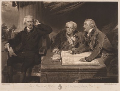 Sir Francis et John Baring et Charles Wall - James Ward