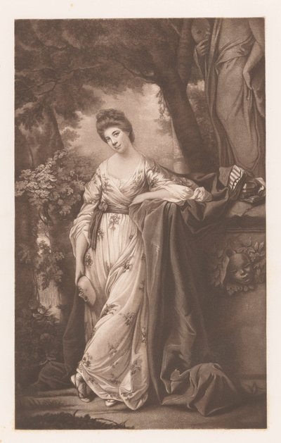 Portrait de Frances Abington-Barton en Thalie - James Watson (prentmaker)
