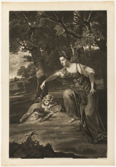 Elizabeth, duchesse de Manchester et son fils - James Watson