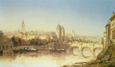 Vue de Heidelberg, 1873 - James Webb