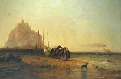 Soir au large de St Michaels Mount - James Webb