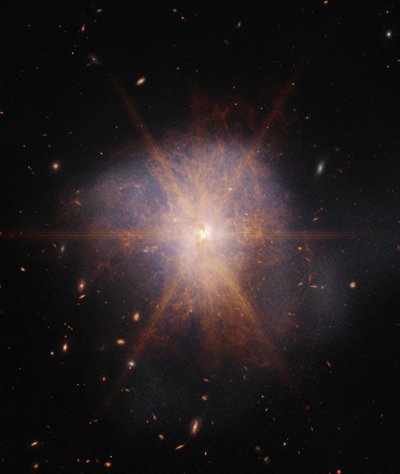 Arp 220 - James Webb Space Telescope (NASA)