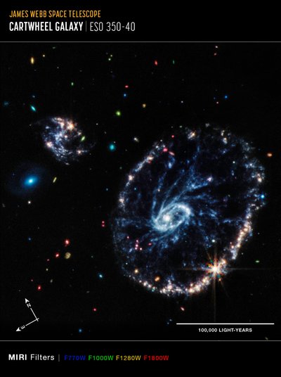 Galaxie de la Roue de Chariot - James Webb Space Telescope (NASA)
