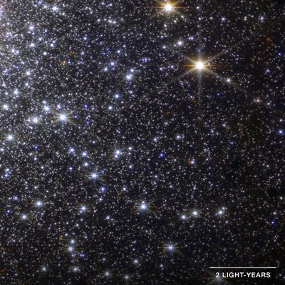 Amas Globulaire M92 (détail) - James Webb Space Telescope (NASA)