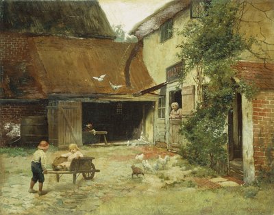 Un cottage à Brooklyn - James Wells Champney