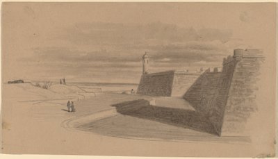 Fossé au Fort Marion, Floride - James Wells Champney