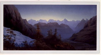 Aube dans les Alpes - James Whittet Smith