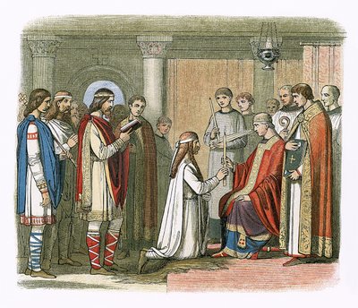 Baptême du roi Guthorm - James William Edmund Doyle