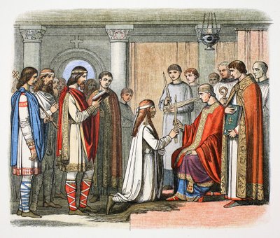 Baptême du roi Guthrum, 878 1864 - James William Edmund Doyle