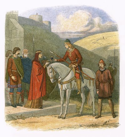 Édouard assassiné à Corfe - James William Edmund Doyle