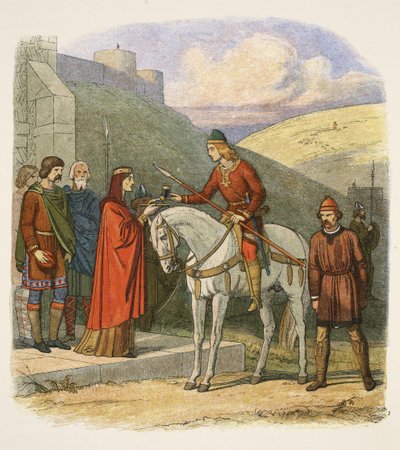Édouard assassiné à Corfe, 18 mars 978, de 