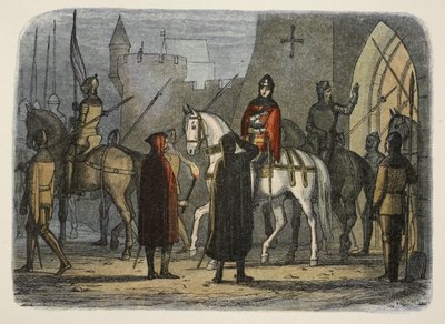 Henri V marche contre les Lollards, de A Chronicle of England BC 55 to AD 1485, pub. Londres, 1863 - James William Edmund Doyle