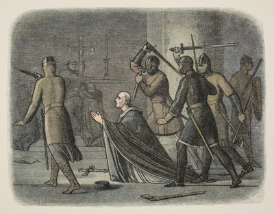 Meurtre de Thomas Becket, Cathédrale de Canterbury, 29 décembre 1170, d