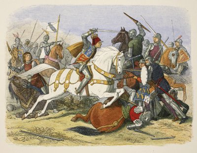 Richard III à la bataille de Bosworth, 22 août 1485, de 