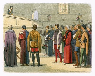 Richard invité à assumer la couronne - James William Edmund Doyle