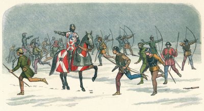 Stratagème de Lord Fauconbridge à Towton, 1461, 1864 - James William Edmund Doyle
