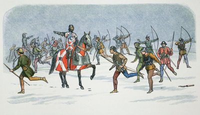 Stratagème de Lord Fauconberg à la bataille de Towton, Yorkshire, 1461, 1864 - James William Edmund Doyle