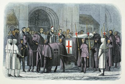 Le corps de Richard II amené à la cathédrale Saint-Paul, Londres, 1400 1864 - James William Edmund Doyle