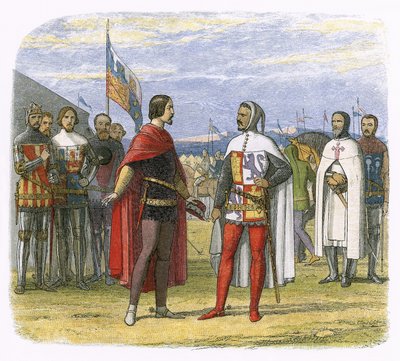 Le prince extorque une amnistie de Pedro le Cruel - James William Edmund Doyle