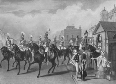 2ème Life Guards en relève de la garde, 1844 1909 - James William Giles