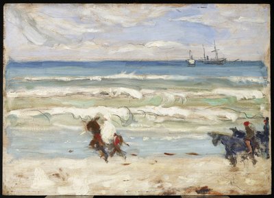 Scène de plage, Tanger - James Wilson Morrice
