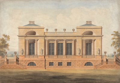 Conception pour une maison de campagne non identifiée - James Wyatt