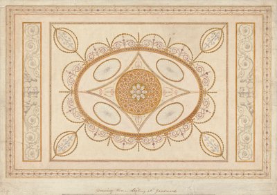 Goodwood, West Sussex : Conception de plafond - James Wyatt