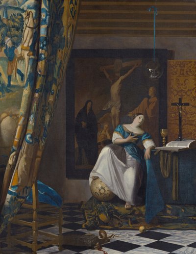 Allégorie de la Foi - Jan (1632 75) Vermeer