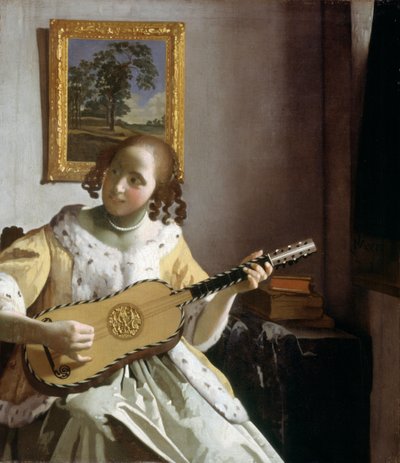 La joueuse de guitare - Jan Vermeer van Delft