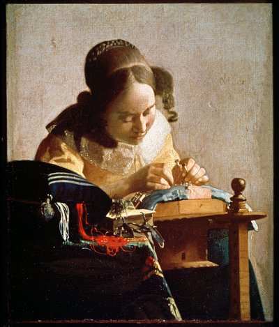 La Dentellière, vers 1658-1660 - Jan (1632 75) Vermeer