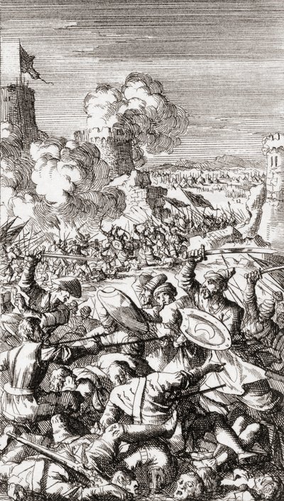 Siège de Nicosie, Chypre, par les Ottomans - Jan (after) Luyken