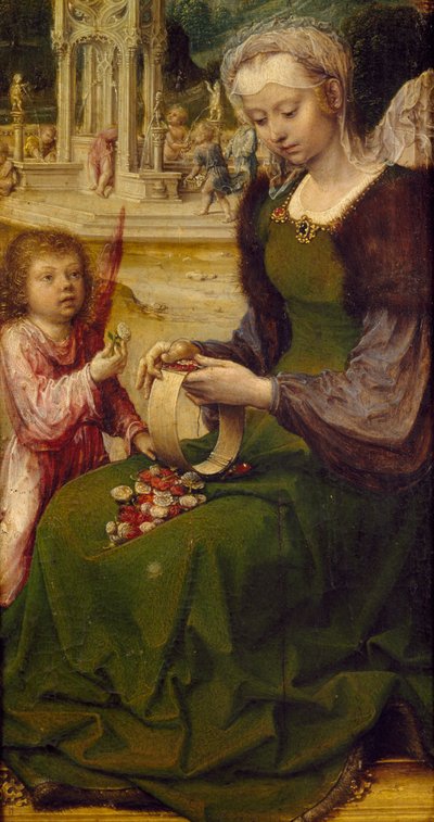 Sainte Catherine (détail) - Jan (c.1472 c.1533) Gossaert