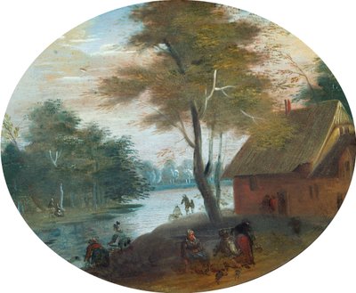 Scène de rivière - Jan (follower of) Brueghel