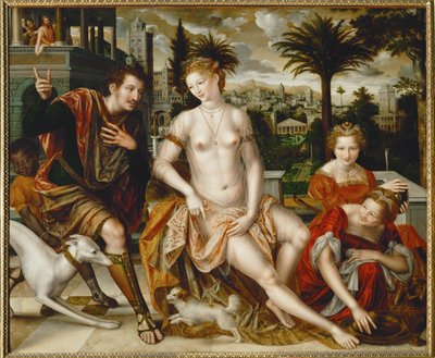 David et Bathseba ... - Jan (manner of) Massys
