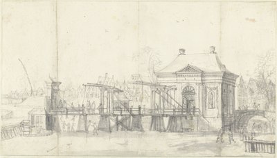 Porte de Heiligeweg à Amsterdam en hiver - Jan Abrahamsz. Beerstraten