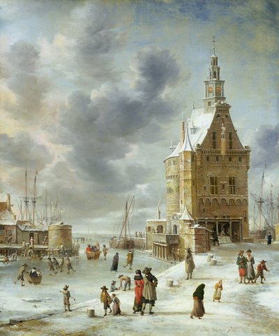 La Porte de la Ville de Hoorn - Jan Abrahamsz. Beerstraten