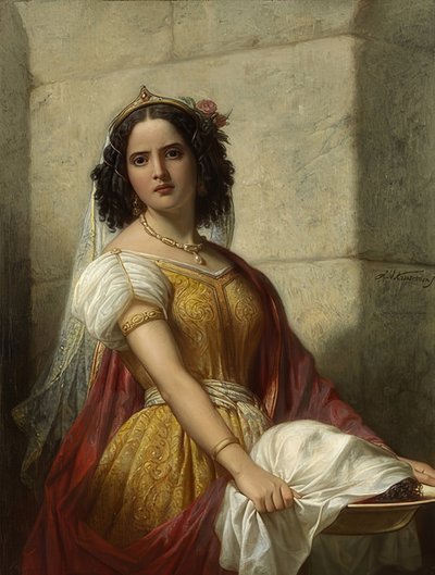 Salomé avec la tête de Jean-Baptiste - Jan Adam Janszoon Kruseman