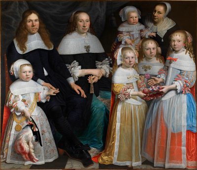 Meyndert Sonck avec femme et enfants, 1662 - Jan Albertsz. Rotius