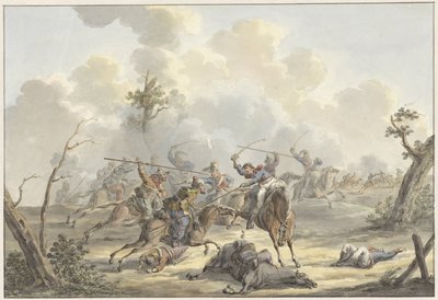 Attaque entre les Cosaques de Crimée et l