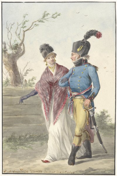 Officier du Génie, 1801 - Jan Anthonie Langendijk Dzn