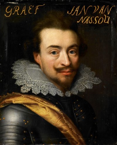 Portrait de Jan le Jeune, comte de Nassau-Siegen (comte Jean VIII de Nassau-Siegen) - Jan Antonisz van Ravesteyn (workshop of)