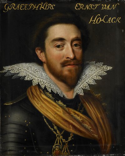 Portrait de Philipp Ernst, Comte de Hohenlohe zu Langenburg - Jan Antonisz van Ravesteyn (workshop of)