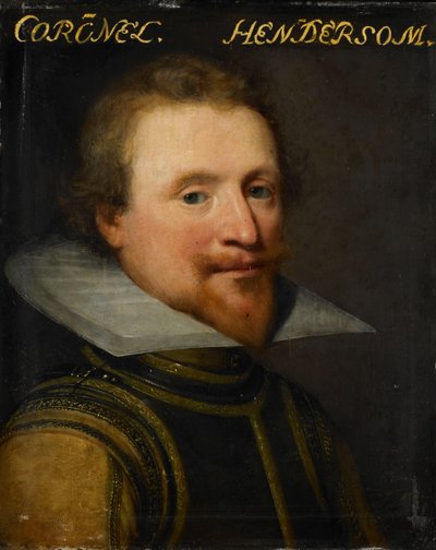 Portrait de Sir Robert Henderson de Tunnegask, colonel des gardes écossaises - Jan Antonisz van Ravesteyn (workshop of)