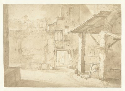 Auberge en Italie - Jan Asselijn (rejected attribution)