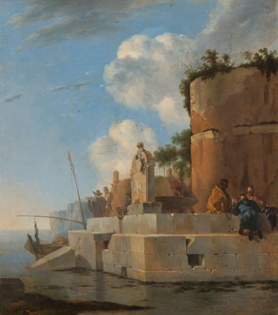 Une ruine côtière en Italie - Jan Asselijn