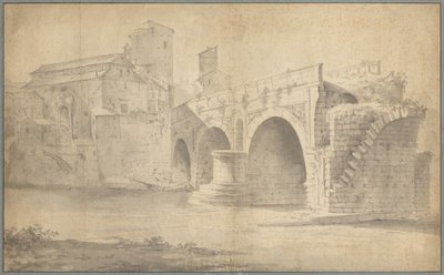 Vue du Ponte Rotto, Rome - Jan Asselyn