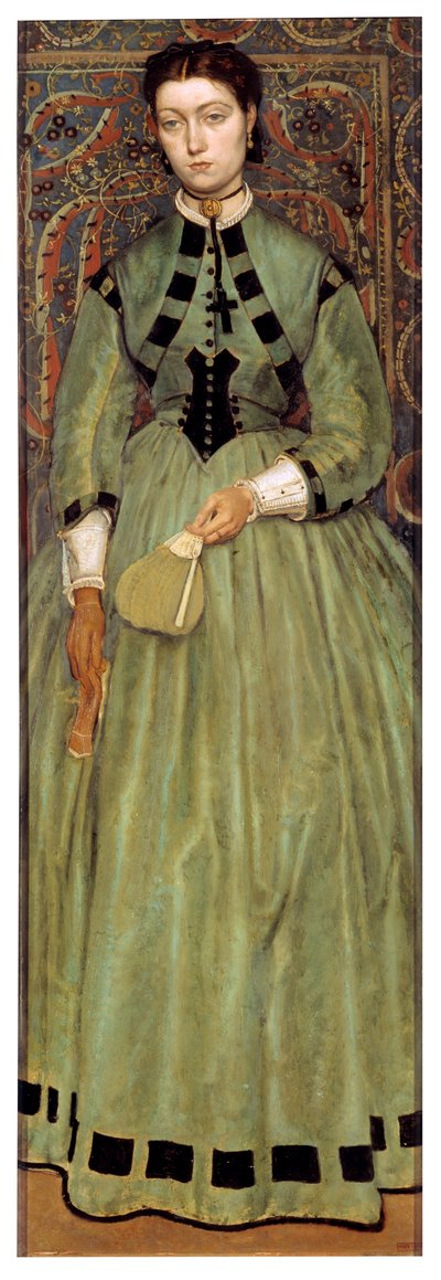 Lucie Leys, fille du peintre - Jan August Hendrik Baron Leys