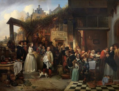 Mariage en Flandre au XVIIe siècle - Jan August Hendrik Baron Leys